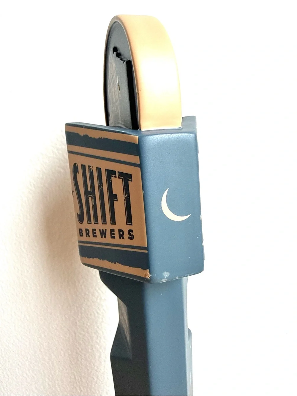 Third Shift Amber Lager Craft Beer Bar Tap Handle Miller Coors Breweriana